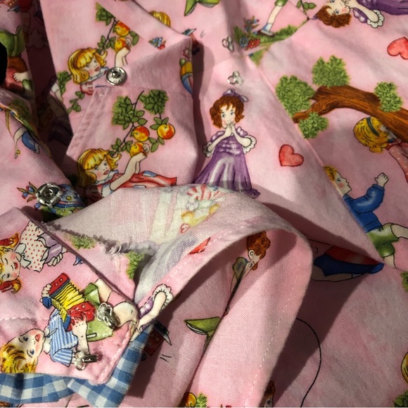 Girls Handmade Wraparound Nostalgic Dress - Picture 11 of 12